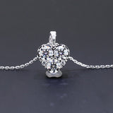 The Honest Song Moissanite Necklace (14k Solid Gold) tw 0.75 ct
