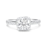 Royal Crown Ludovic Moissanite Ring ( Princess Cut )