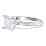 Shiny Ludovic Moissanite Ring ( Princess Cut )