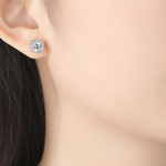 Round Ludovic Moissanite Earrings™ - Ludovic Shop