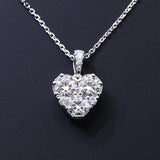 The Honest Song Moissanite Necklace (14k Solid Gold) tw 0.75 ct