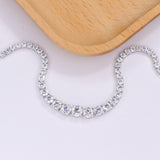Ludovic Moissanite Tennis Necklace ( Upgraded )