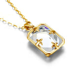 The Arctic Vow Moissanite pendant