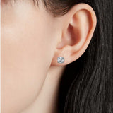 Frank Madalone Moissanite Stud Earring (2.5ct each earring)