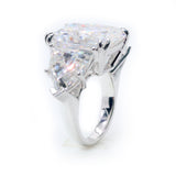 20-Carat Moissanite Ring (White Gold 14k)