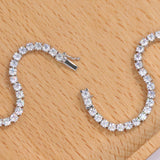 Ludovic Moissanite Tennis Necklace ( Upgraded )