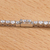 Ludovic Moissanite Tennis Necklace ( Upgraded )