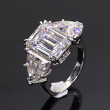 20-Carat Moissanite Ring (White Gold 14k)