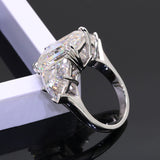 20-Carat Moissanite Ring (White Gold 14k)