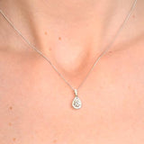 The Jasper Light Moissanite Necklace (14k Solid Gold)