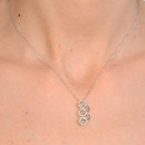 The Jade Tempest Moissanite Necklace (14k Solid Gold)