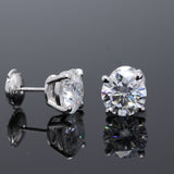 Frank Madalone Moissanite Stud Earring (2.5ct each earring)