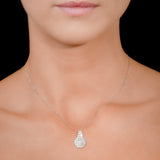 The Agate Breath Moissanite Necklace (14k Solid Gold) tw 1.8 ct