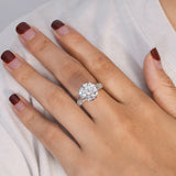 l'Ornament Lustré Moissanite Engagement Ring ( Patti Bernstein ring )